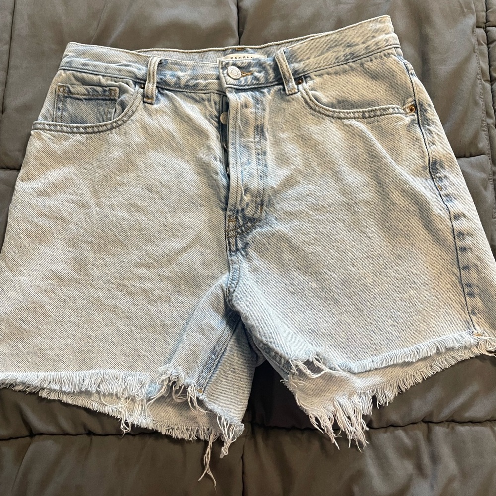 PacSun Women's 90s Girlfriend Blue Shorts